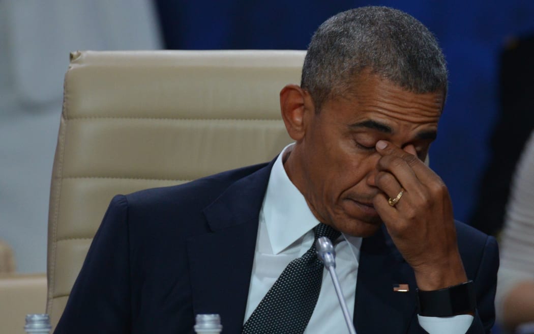 US President Barack Obama was at Nato talks in Warsaw.