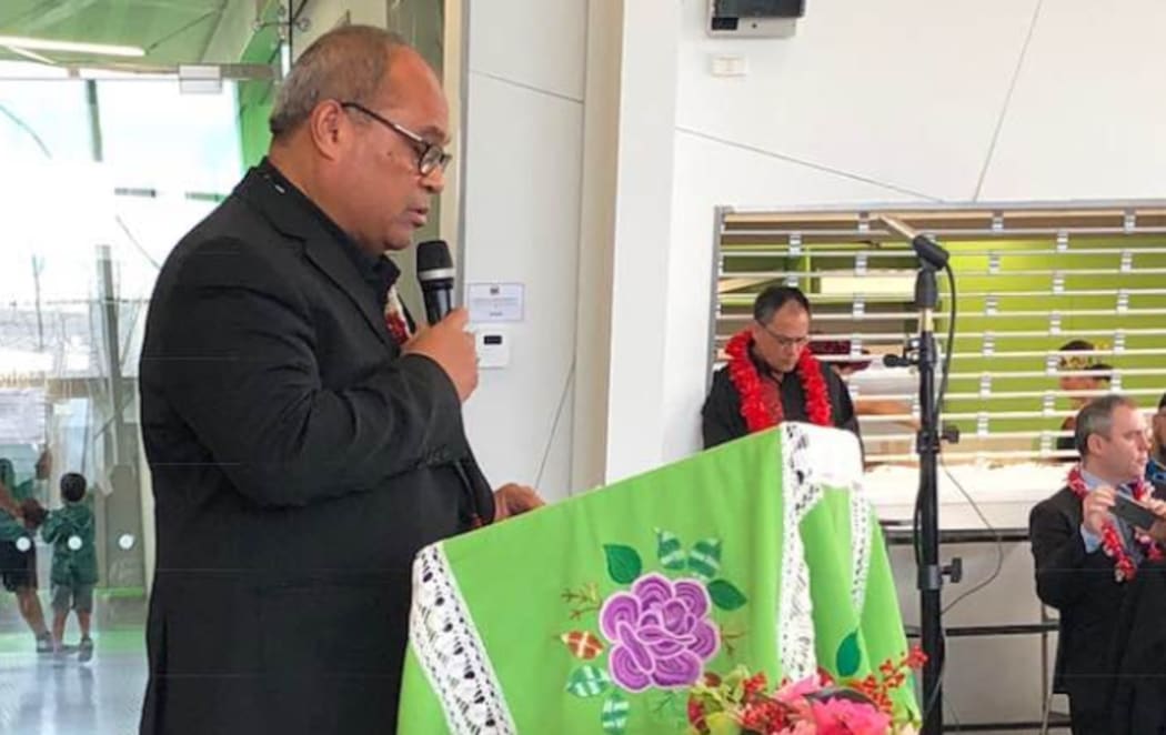 Aupito William Sio launches Cook Islands Language Week.