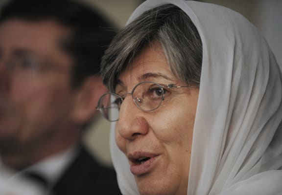 Afghanistan Independent Human Rights Commission chair Sima Samar.