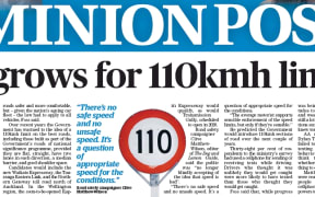 The Dominion Post front page claimes a "surge in support" for a higher speed limit - but 75% of New Zealanders don't support that at all.