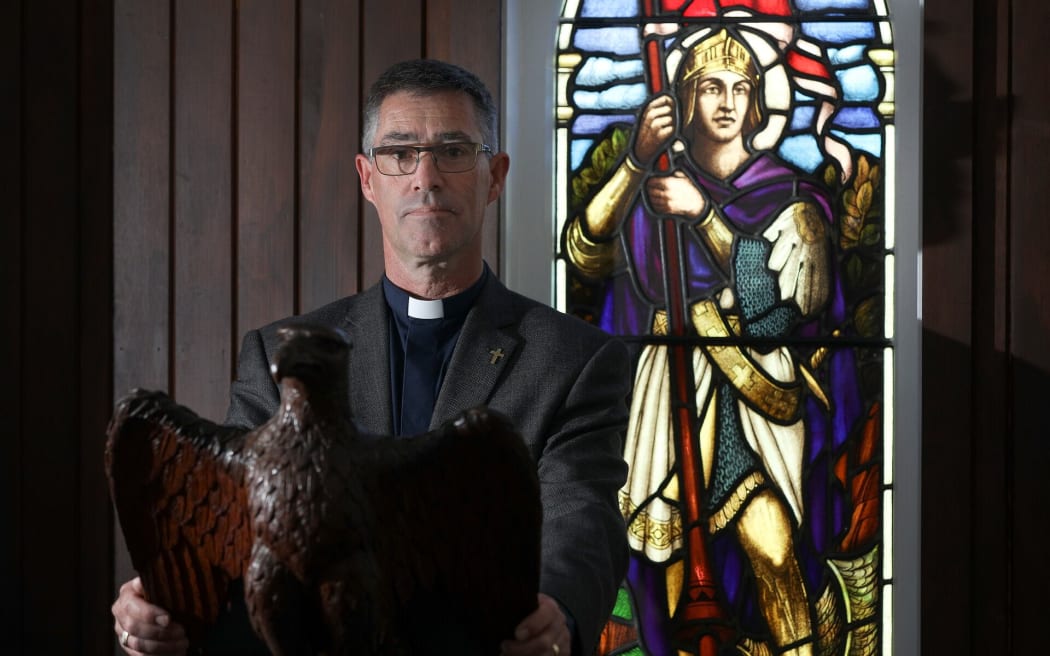 New Vicar at St Lukes Anglican Church Bruce Allport. 06 October 2020  The Daily Post Photograph by Andrew Warner.