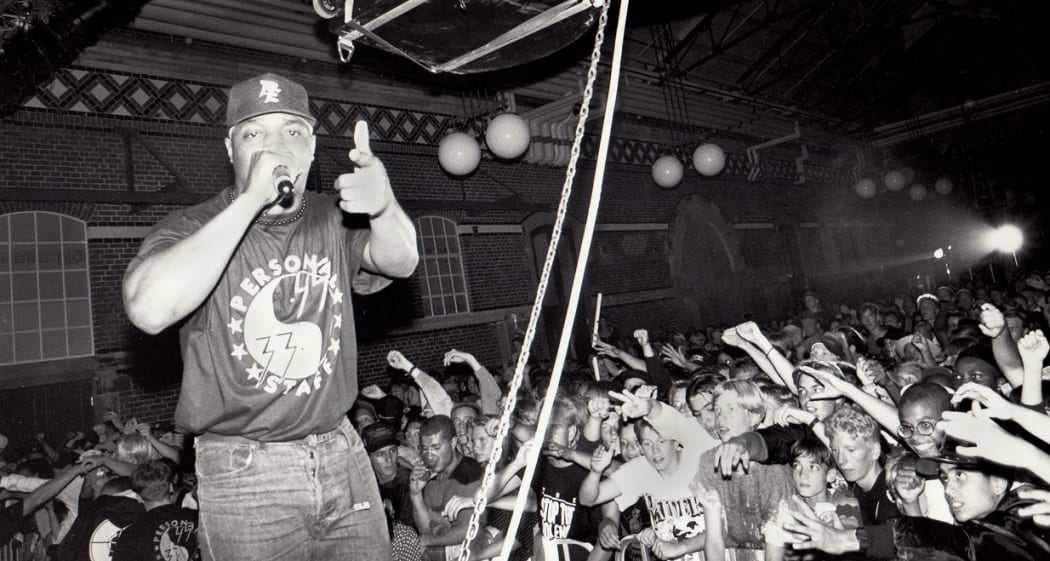 Chuck D of Public Enemy performing in Malmo in 1991