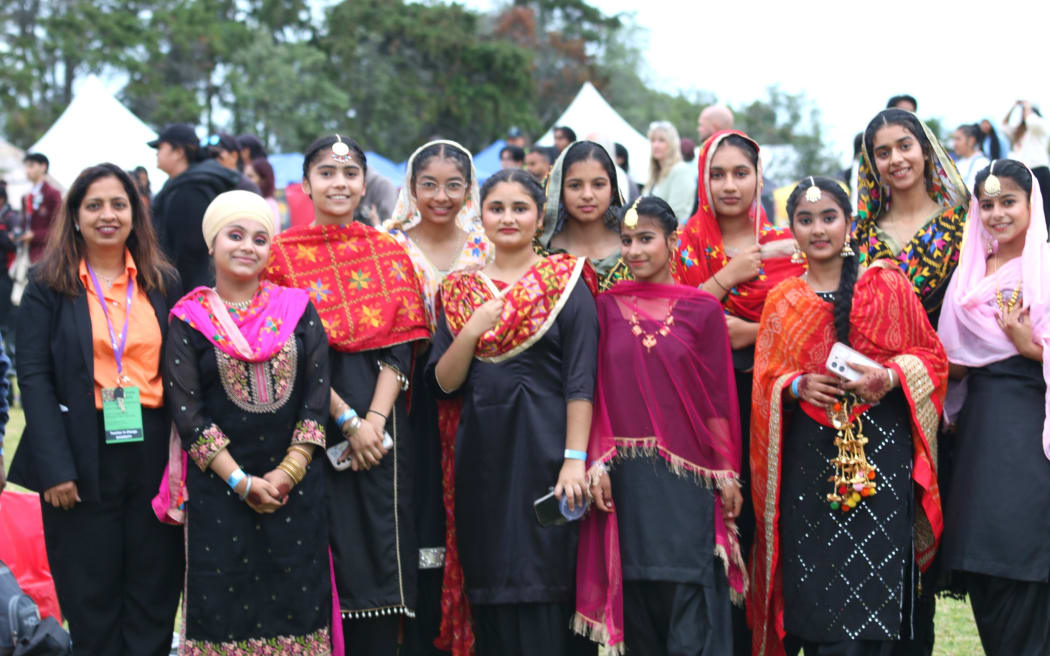 Papatoetoe High School's Indian Punjabi group