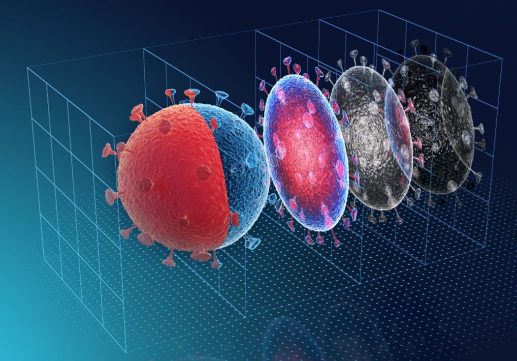 Coronavirus research, conceptual illustration. (Photo by SERGII IAREMENKO/SCIENCE PHOTO L / SIA / Science Photo Library via AFP)