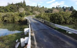 The fatal crash occurred on a one-way bridge just east of Kerikeri.