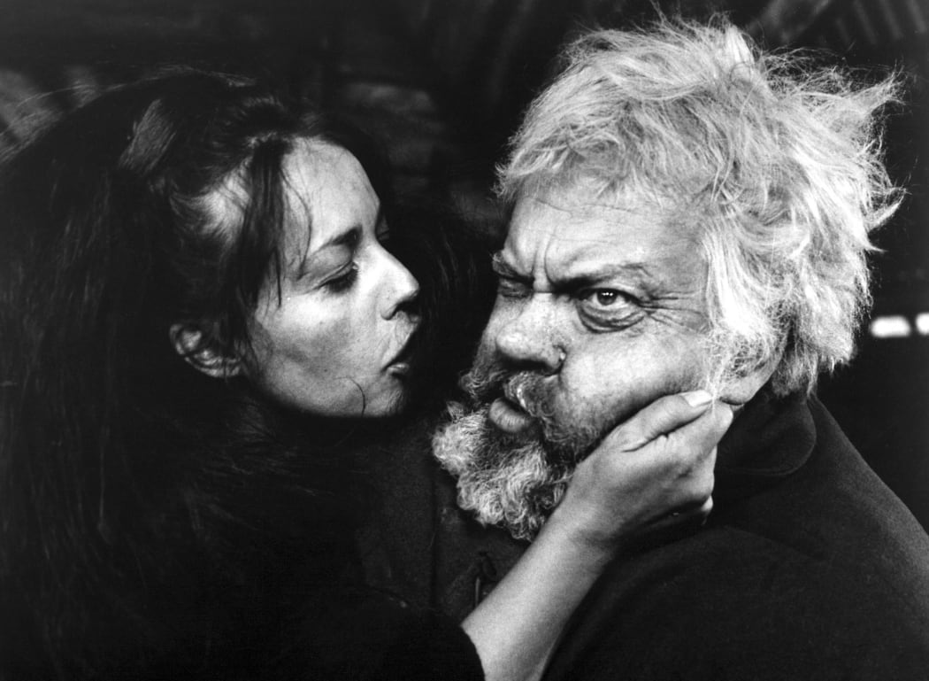 Jeanne Moreau and Orson Welles in Welles’ Chimes at Midnight (1965)