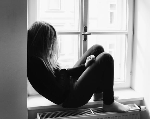 Woman in window