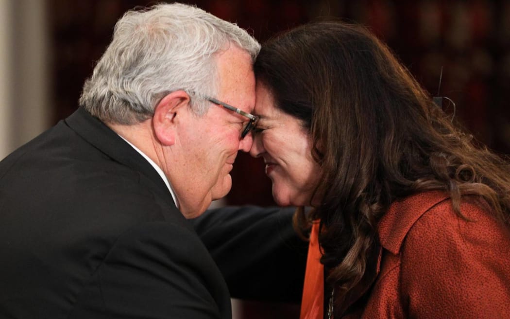 Gerry Brownlee and Governor-General Dame Cindy Kiro.