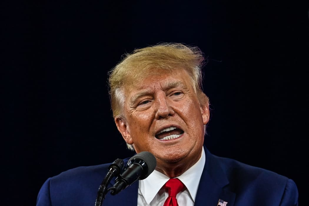 Former US President Donald Trump speaks at the Conservative Political Action Conference 2022 in Orlando, Florida, on 26 February, 2022.