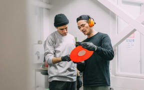 Joel Woods and Ben Wallace, the founders of Holiday Records