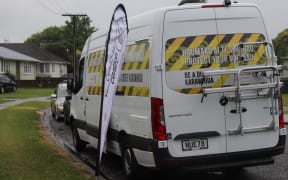 Tūranga Health vaccination vehicle.