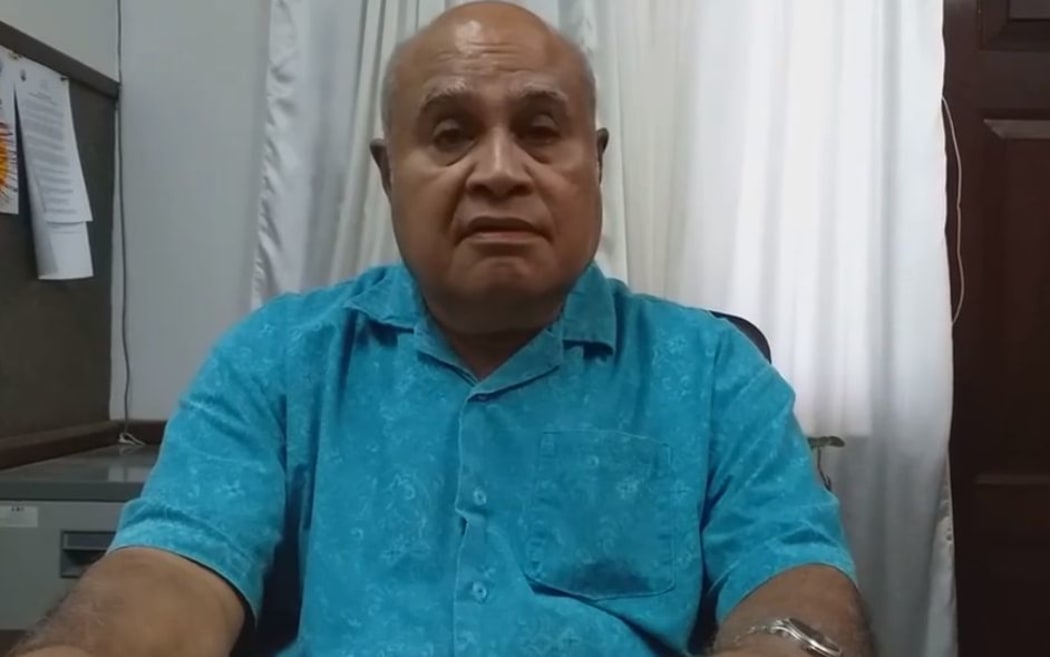 Yap State Governor Henry Falan