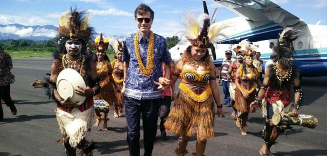The United States ambassador to Indonesia, Robert Blake, visits West Papua.