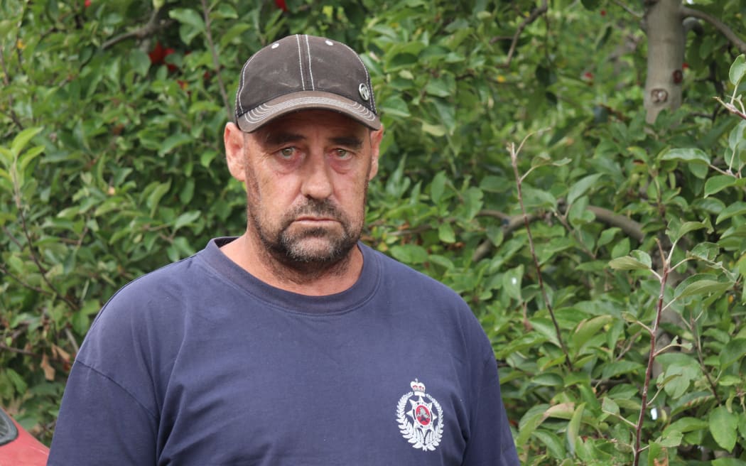 Hawke's Bay apple picker Dean Gilchrist.