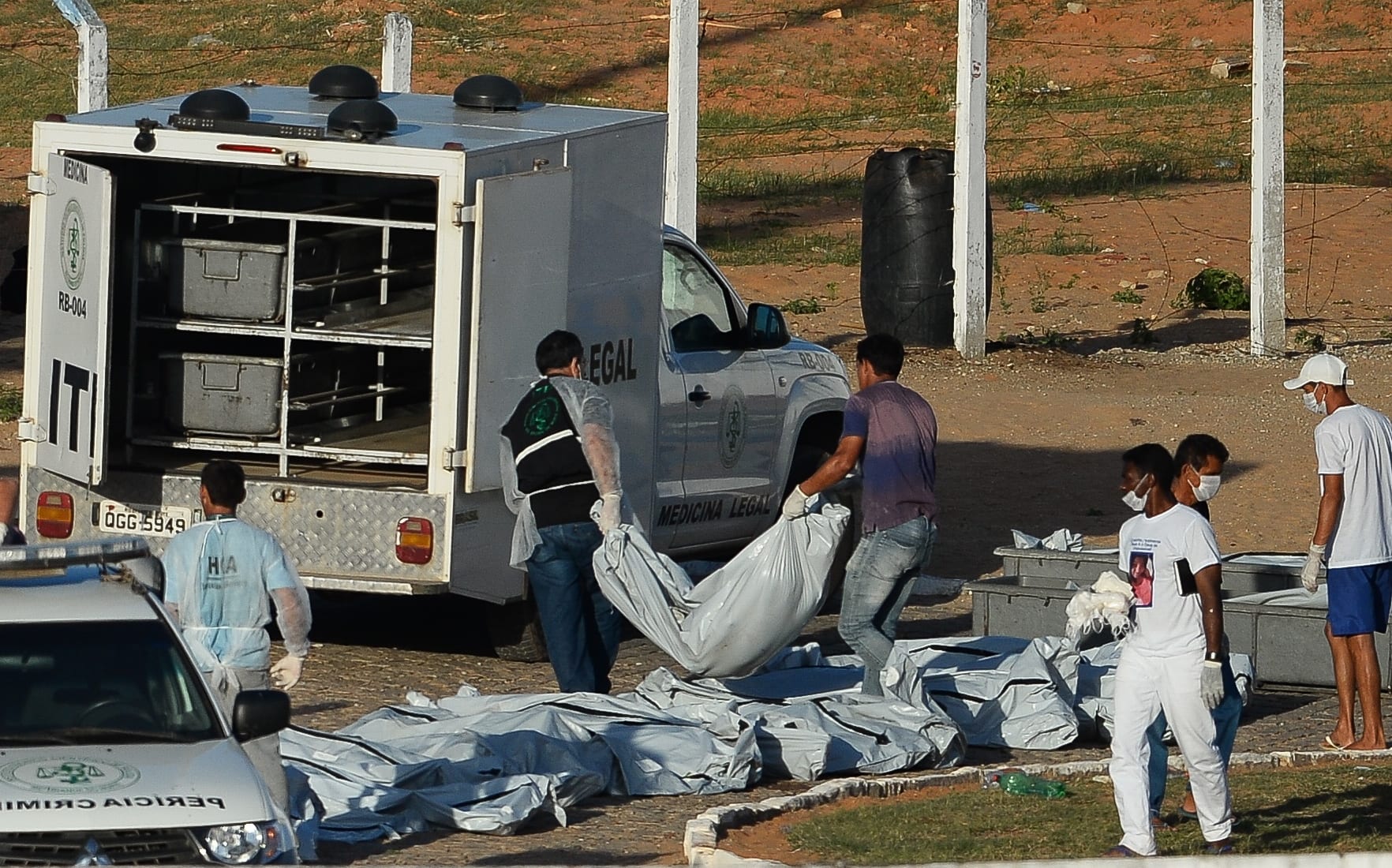 The latest in a string of brutal prison massacres involving suspected gang members in Brazil is thought to have killed more than 30 people, including some who were beheaded, officials said Sunday.