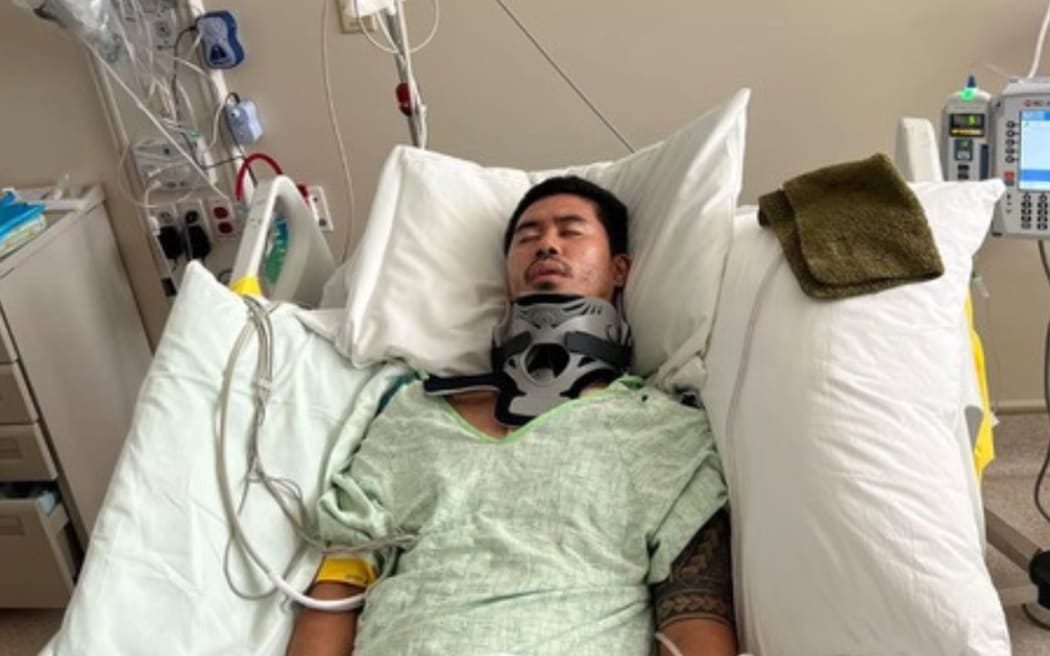 Webster, 38, is still at the ICU of the Guam Regional Medical Center.