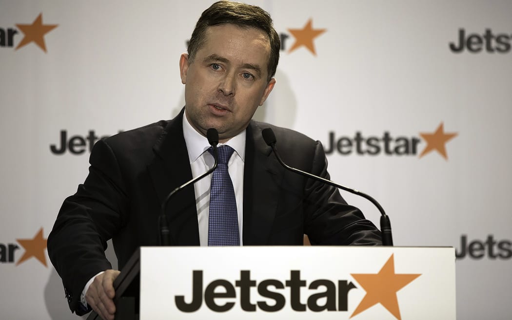 Qantas Airways CEO Alan Joyce - speaking at the announcement of Jetstar's plan to expand regional flights in New Zealand.
