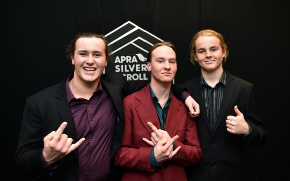 Henry de Jong, Lewis de Jong and Ethan Trembath of Alien Weaponry.