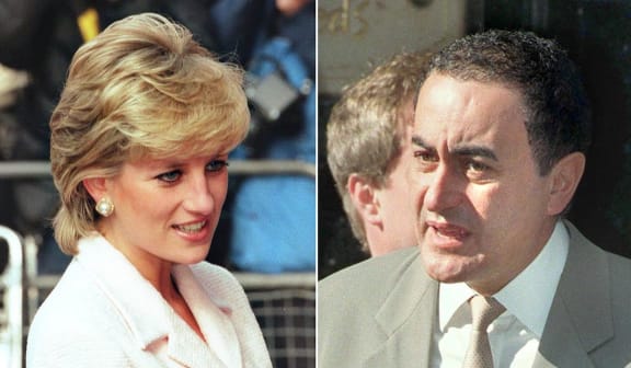 Princess Diana and Dodi Al Fayed.