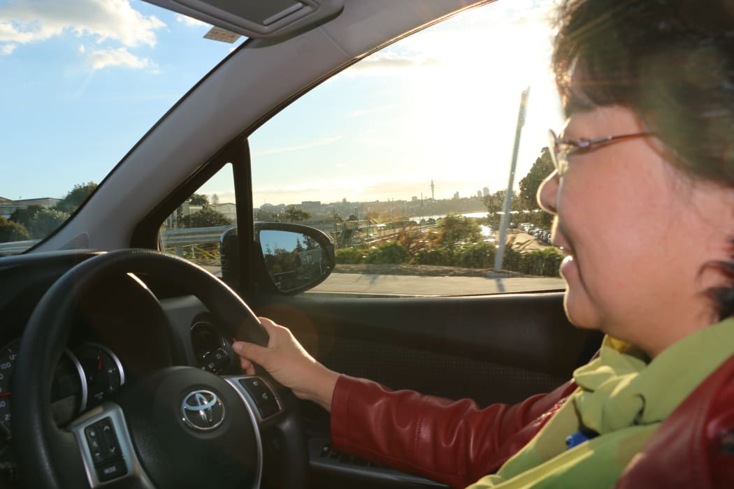 Driving through Orakei Ward