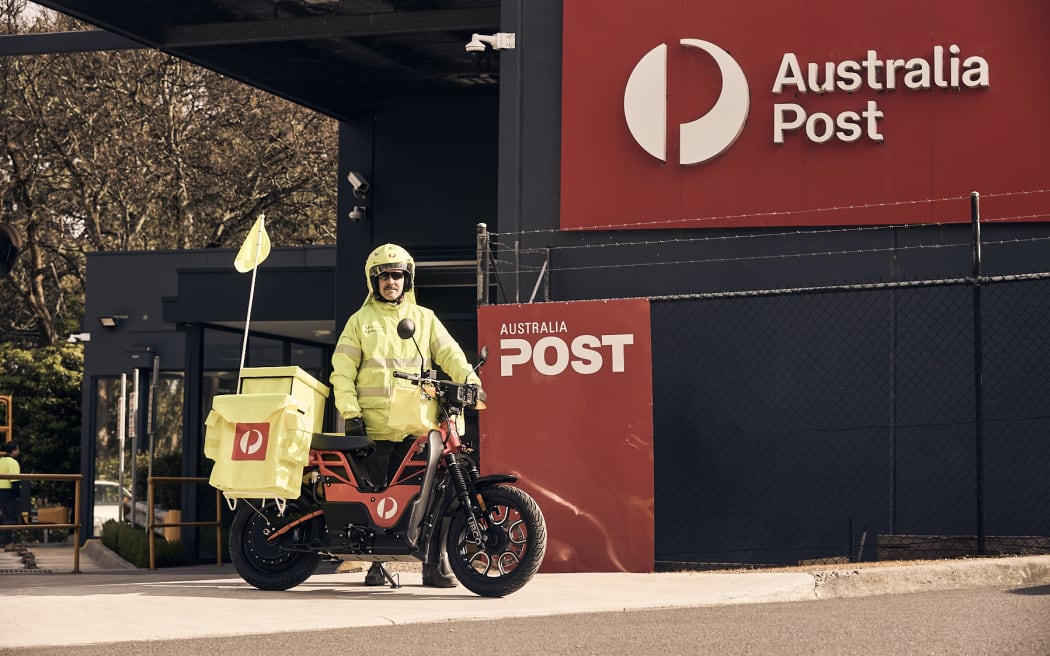 image of UBCO duty bike used by Australia Post
