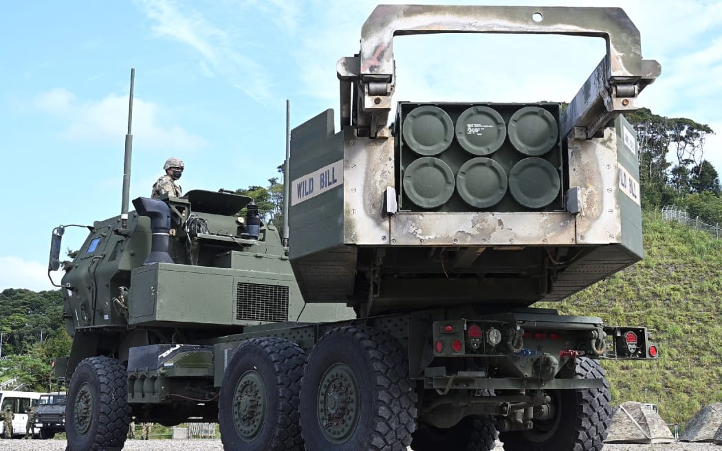 HIMARS rocket artillery system.