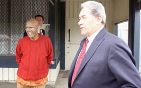 Winston Peters in Kaiwaka.