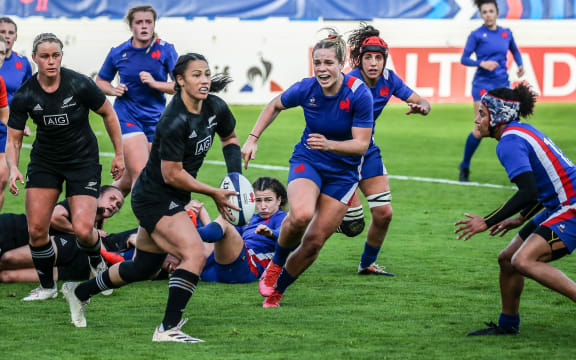 France vs New Zealand
New Zealand's Carla Hohepa