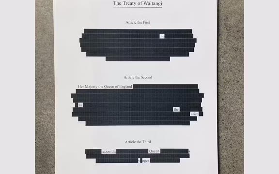 Poster of Redacted Treaty produced by Enjoy contemporary art space
