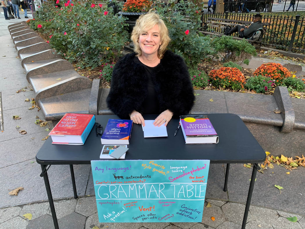 Ellen Jovin and The Grammar Table