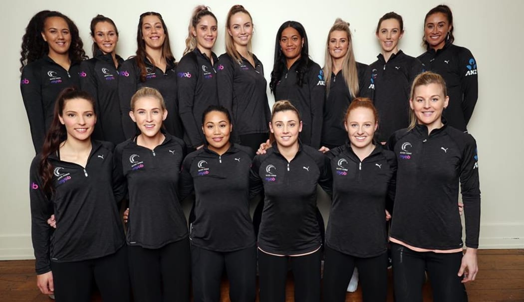 The Silver Ferns squad - August 2018