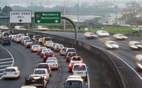 Traffic on Auckland's motorways