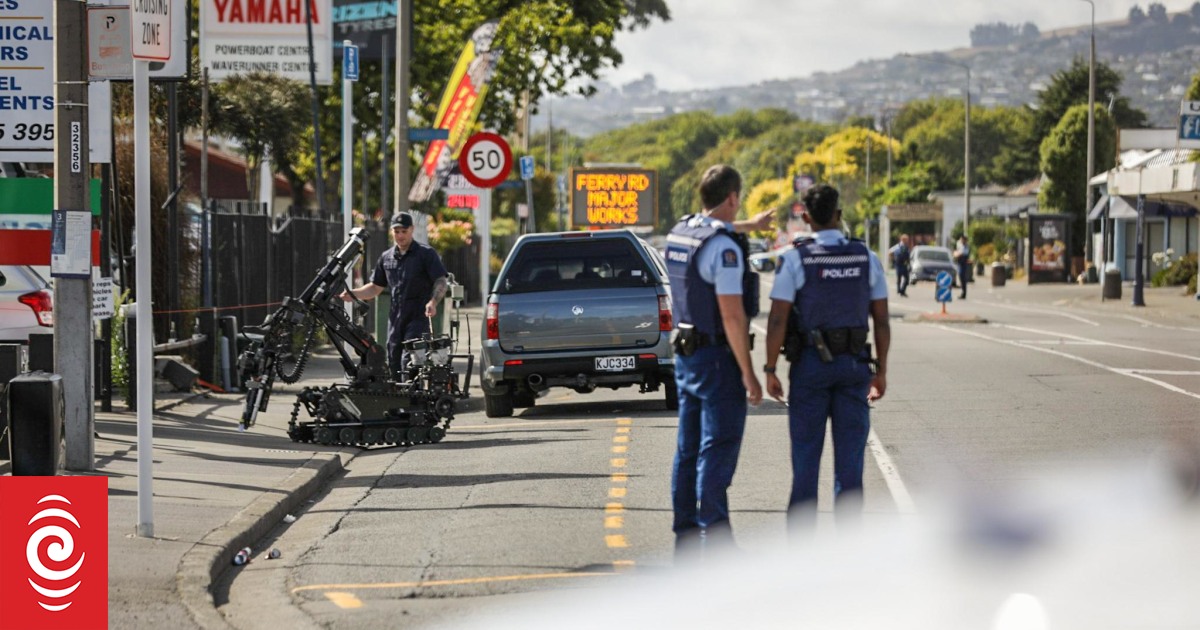 Police close Christchurch road to investigate suspicious package