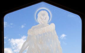 Maori Jesus - Margaret Martin. Window in St Faith's Anglican Church, Rotorua