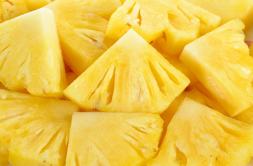 The cocaine was hidden inside fresh pineapples.