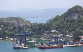 Jayapura port, Papua province, Indonesia.