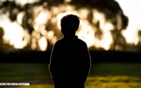 Silhouette of a child