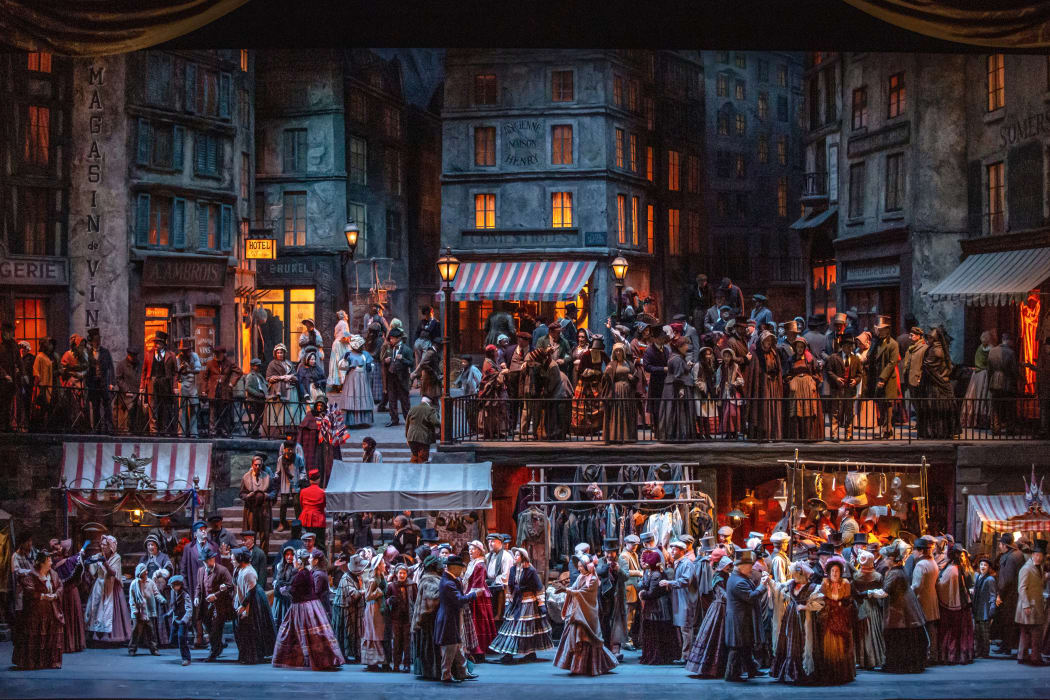 A scene from La Bohème at The Met