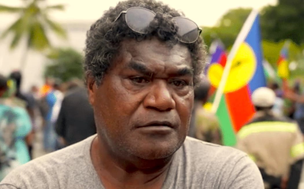 CCAT action group leader Christian Tein during a previous march