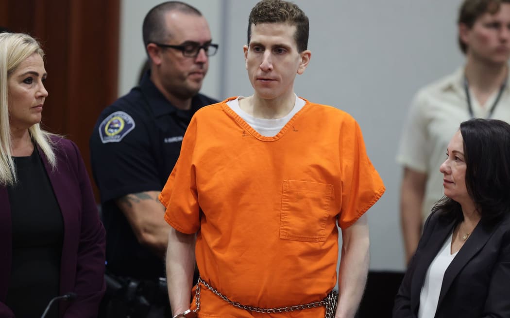 Bryan Kohberger appears at the Ada County Courthouse for his sentencing hearing on July 23 in Boise, Idaho.