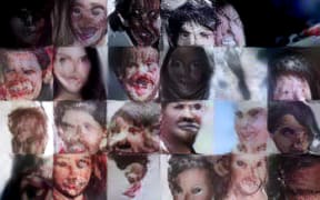 Scary faces created by the Nightmare Machine