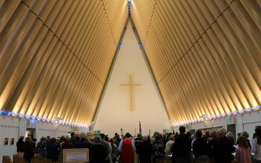 A service celebrating the coronation of King Charles III held in Christchurch Transitional Cathedral on Sunday 7 May 2023.