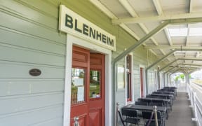 Blenheim's old railway station: the city is the first place in the South Island where a Covid-19 case has been found in the community in almost a year.