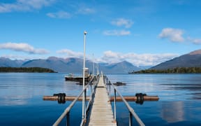 Lake Te Anau in Fiordland.