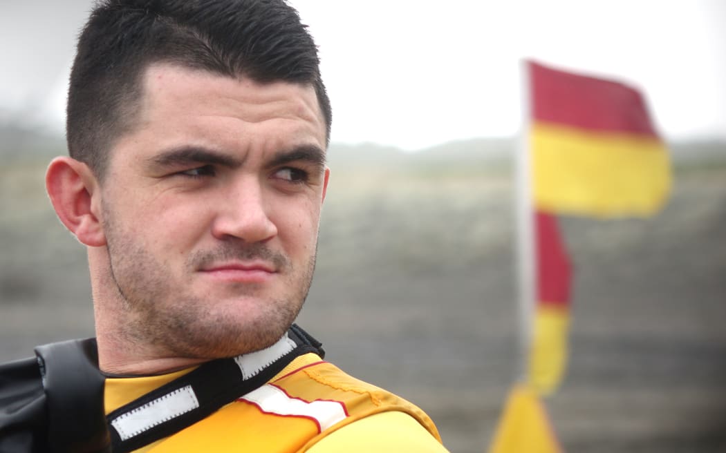 Muriwai senior lifeguard Stephen Butt