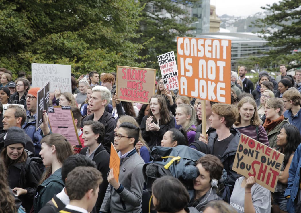 Protest against rape culture.
