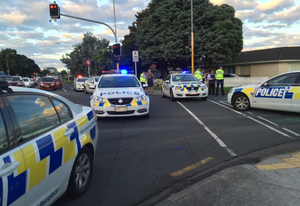 Police in Papatoetoe after a bound and gagged woman escaped from the boot of a moving car.