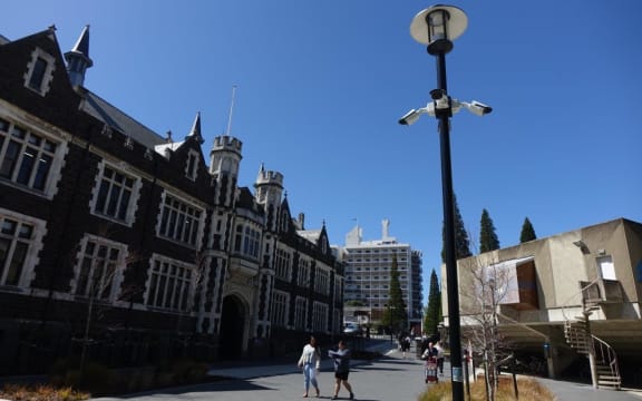 CCTV camera at Otago University.