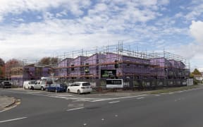 image of Tony Bradley's developing company TBP Properties is building Kainga Ora apartments at this Fairy Springs Rd site. Photo / Andrew Warner