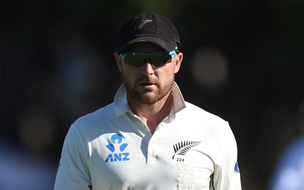 Brendon McCullum in his penultimate Test match